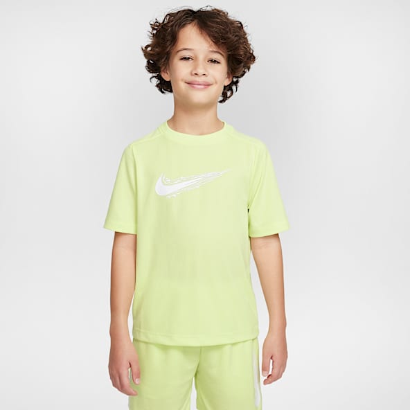 Bambino Fino a 100 Giallo Maglie manica corta. Nike IT